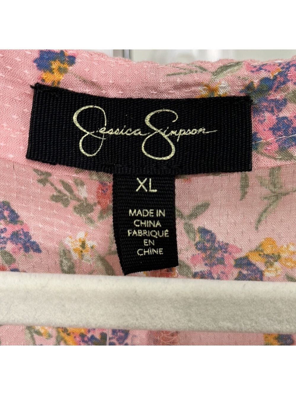 Jessica Simpson Floral Print Surplice top - Picture 6 of 8